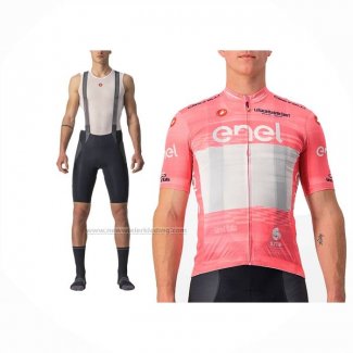 2023 Fietskleding Giro D'italie Roze Korte Mouwen En koersbroek